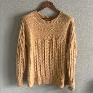 St. John’s Bay Women’s Cable Knit Sweater - Tan
